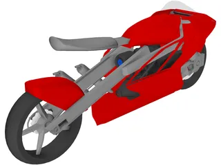 Motorcycle Concept 3D Model