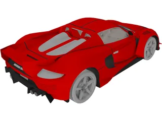 Porsche Carrera GT [Tuned] 3D Model