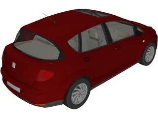 Seat Toledo 3D Model