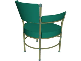 Chair Metal and Belt 3D Model