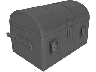 Treasure Chest 3D Model