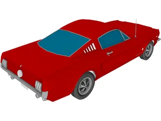 Ford Mustang (1965) 3D Model