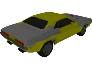 Chevrolet Camaro (1969) 3D Model