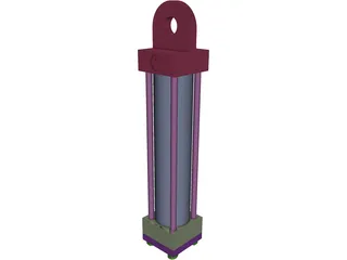 Hydraulic Piston 3D Model