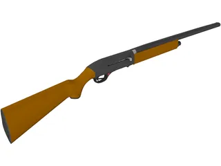 Winchester 1400 Shotgun 3D Model