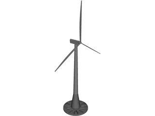 Offshore Windmill 3D Model