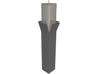 Candle 3D Model