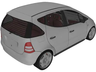 Mercedes-Benz A160 (1997) 3D Model