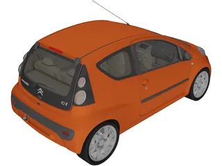 Citroen C1 (2010) 3D Model