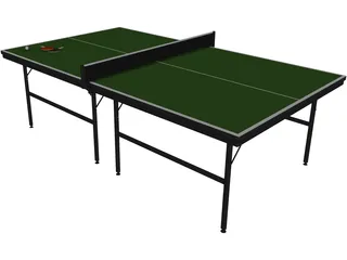 Ping Pong Table 3D Model