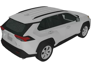 Toyota RAV4 LE (2019) 3D Model