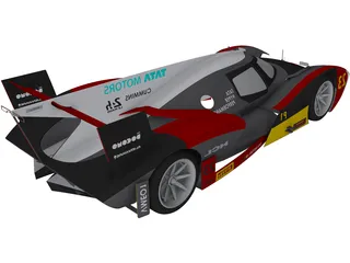 Tata Lemans LMP1 Concept 3D Model