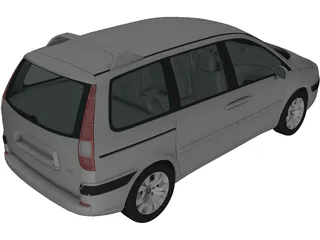 Citroen C8 (2002) 3D Model