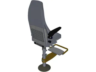 Command Ship Chair 3D Model