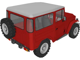 Toyota Land Cruiser FJ40 3D Model