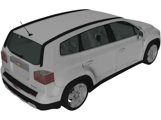 Chevrolet Orlando (2010) 3D Model