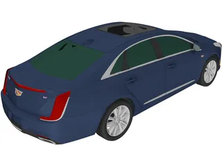 Cadillac XTS (2019) 3D Model