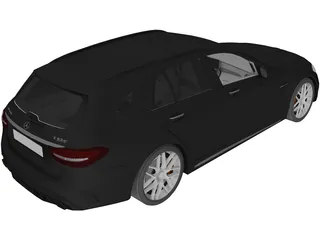 Mercedes-AMG C63S Estate (2020) 3D Model