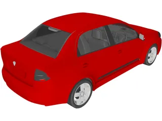 Proton Saga FLX (2003) 3D Model