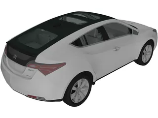 Acura ZDX (2012) 3D Model