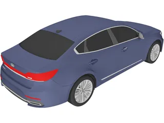 Kia Cadenza (2020) 3D Model