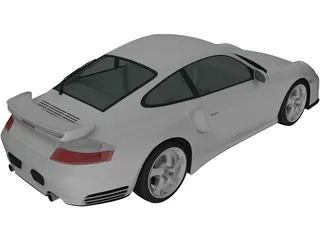 Porsche 991 [996] Turbo Coupe (2000) 3D Model