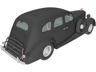 ZIS 101A (1939) 3D Model