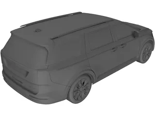 Kia Carnival (2021) 3D Model