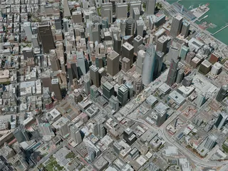 San Francisco City, USA (2020) 3D Model