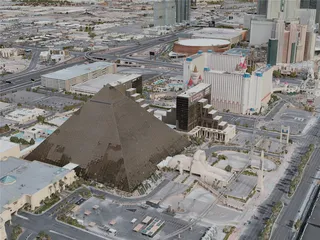 Las Vegas City, The Strip, USA (2020) 3D Model