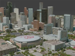 Houston City, USA (2020) 3D Model