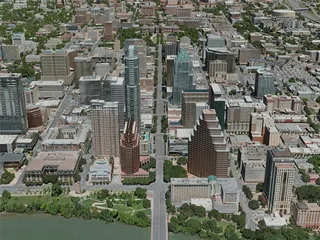 Austin City, USA (2020) 3D Model