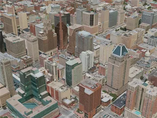 Baltimore City, USA (2020) 3D Model