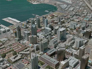 San Diego City, USA (2020) 3D Model