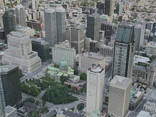 Montreal City, Canada (2020) 3D Model