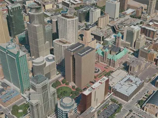 Minneapolis City, USA (2020) 3D Model