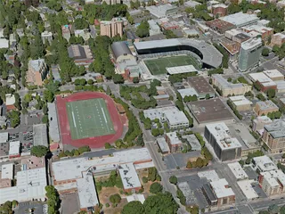 Portland City, OR, USA (2020) 3D Model