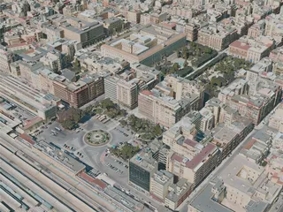 Bari City, Italy (2020) 3D Model