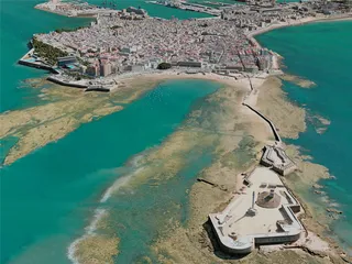 Cadiz City, Spain (2020) 3D Model