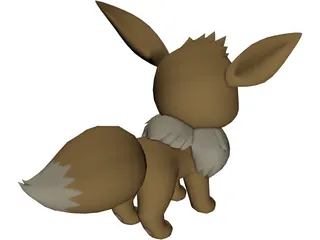 Pokemon Eevee 3D Model