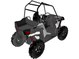 Polaris UTV Buggy 3D Model