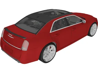 Chrysler 300C SRT8 (2011) 3D Model
