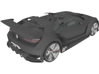 Volkswagen GTI Supersport Vision GT 3D Model