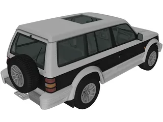 Mitsubishi Pajero (1991) 3D Model