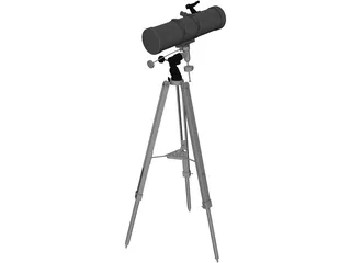 National Geographic 130/650 Telescope 3D Model