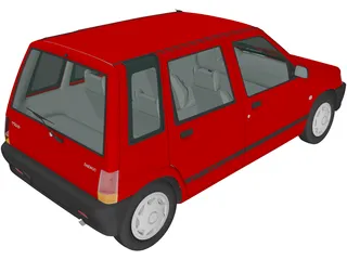 Daewoo Tico (1993) 3D Model