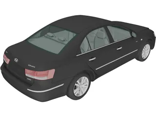 Hyundai Sonata (2008) 3D Model