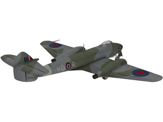 Gloster Meteor 3D Model