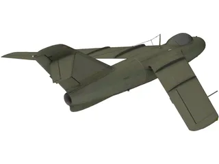 Lavochkin La-15 Fantail 3D Model