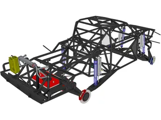 Prerunner Chassis 3D Model